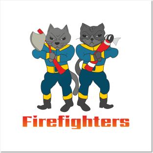 Firefighters Posters and Art
